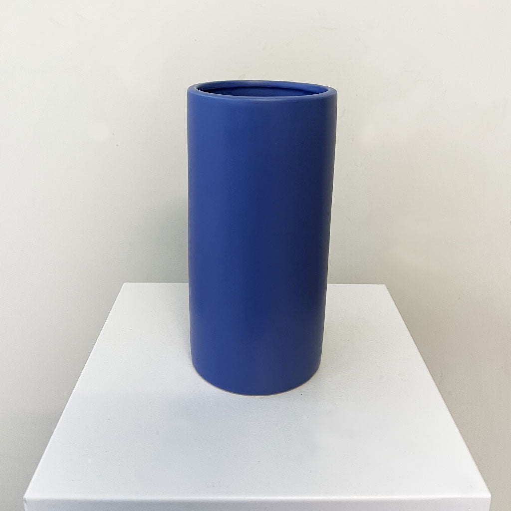 Ceramic Cylinder Vase (Suitable for Small or Medium size bunches) *more colours available